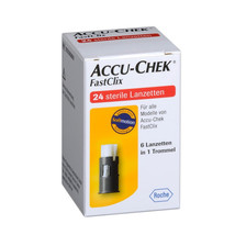 ACCU CHEK Fastclix 24 pieces - $94.00