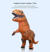 T-REX Dinosaur Inflatable Halloween Costume Suit Outfit Cosplay Party Adult Toy - £40.59 GBP