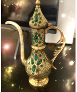 HAUNTED ANTIQUE BRASS GENIE LAMP MAGICK POWER MAGNIFIER HIGHEST LIGHT MA... - $899.77