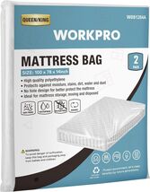 2-Pack Queen/King Size Mattress Bags, Water-Resistant &amp; Tear-Resistant 7... - $46.48