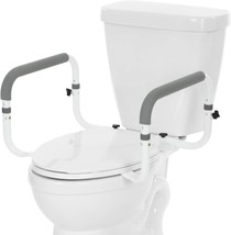 Vive Toilet Safety Rail - Adjustable Grab Bar - Compact Support Frame With - £50.35 GBP