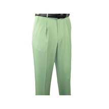Men MONTIQUE 2pc Walking Leisure Suit Matching Set Short Sleeves 696 Apple Green image 9