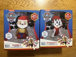 NEW Paw Patrol Rumble&amp;Marshall Lighted Airblown Inflatables Combo blowout price - £73.12 GBP