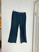 Maurices Juniors Sz 5 6 Black Pinstripe Pants Trouser Dress Pants - £10.89 GBP