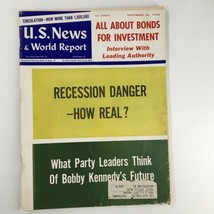 US News &amp; World Report Magazine September 6 1966 All About Bonds for Investment - £11.52 GBP