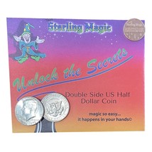 Genuine US Double Sided Half Dollar Coins With Instructions for Magic Tr... - £8.64 GBP+