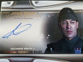 2021 Star Wars Masterwork CHASE AUTOGRAPH CARD Imperial Freighter Pilot ... - £8.88 GBP