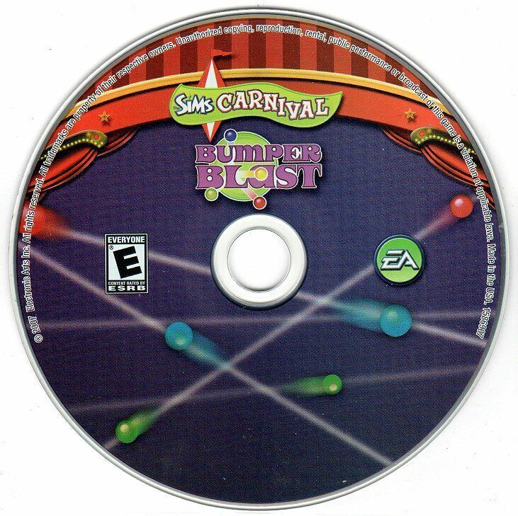 Primary image for Sims Carnival: Bumper Blast (PC-CD, 2007) for Windows - NEW CD in SLEEVE