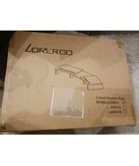 lorergo 3 shelf monitor riser Model LEMS14 new in box - $25.72 CAD