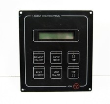 ASM 2600315-01 Rev. C Element Control Panel Confed Systems BV - $197.28