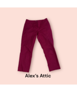 NY &amp; CO New York &amp; Company Burgundy Womens Stretch Dress Pants Size 0 pr... - $29.78 CAD