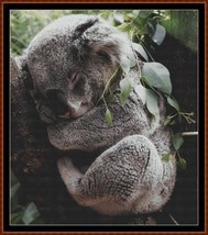 Sleepy Koala ~~ counted cross stitch pattern PDF - £15.71 GBP