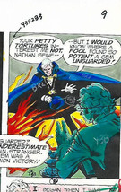 Original 1975 Phantom Stranger 38 page 9 color guide production art, DC Comics - £43.43 GBP