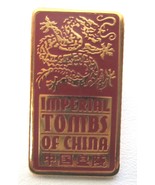 IMPERIAL TOMBS OF CHINA  LAPEL PIN Tac TRAVEL SOUVENIR - $4.99