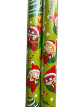 2 Rolls Nickelodeon RUGRATS Christmas Wrapping Paper 40 sq ft Total - £19.73 GBP