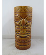 Tiki Mug - Fierce Brown Tiki Maker Unknown - Ceramic Mug  - $39.00