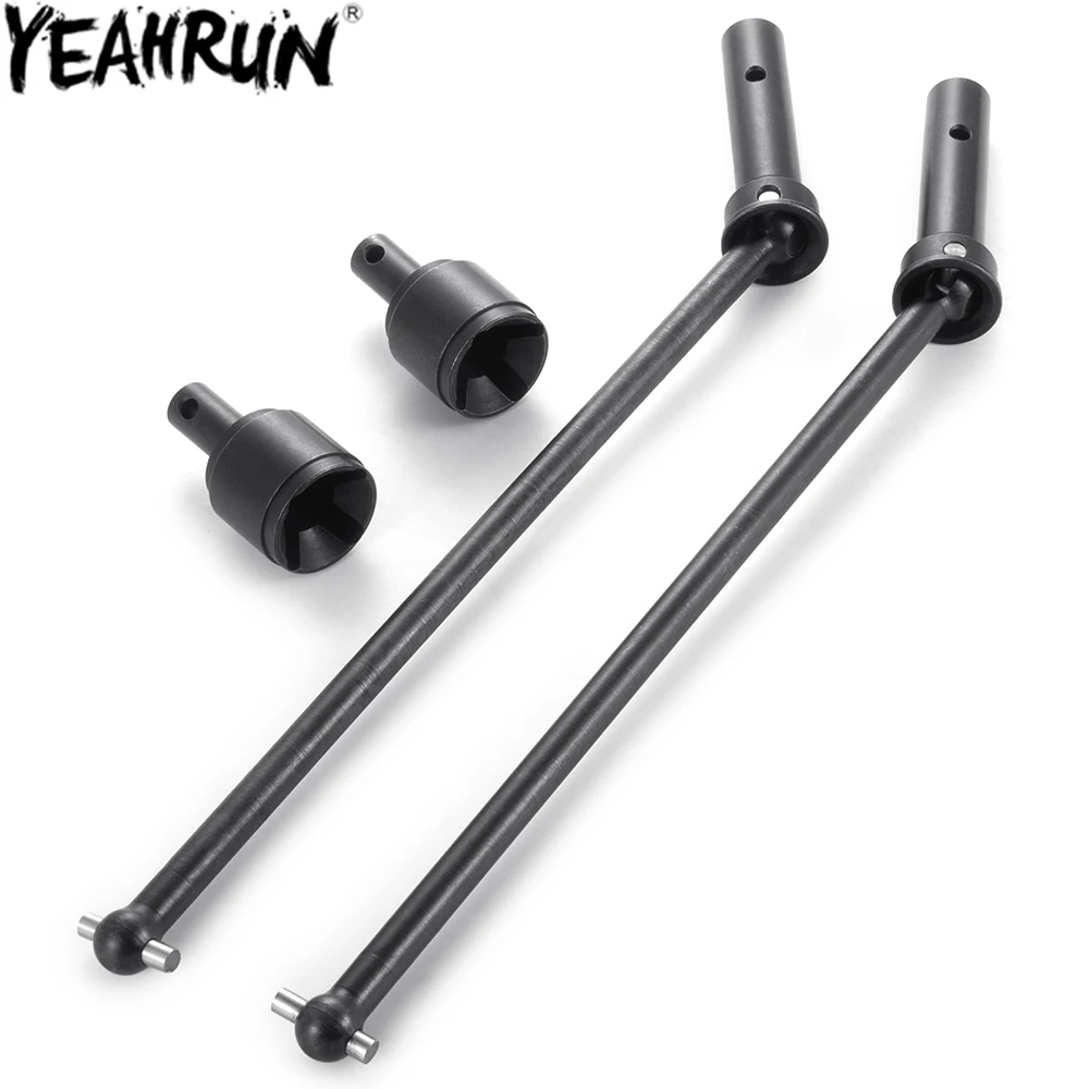 Yeahrun Steel Front Cvd Drive Shaft Dog Bone &amp; Drive Cup For 1/5 Kraton 8S - £39.69 GBP