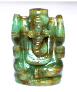 Ganesha In Natural Emerald Gemstone - 26.95 carats - $116.05