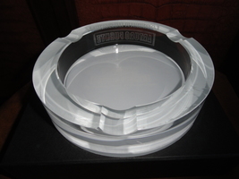 Arturo Fuente Heavy Clear Glass  Ashtray NIB. Measures 7 7/8" diameter image 9
