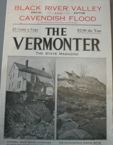 Black River Valley and Cavendish Flood, The Vermonter, Special Edition, ... - $25.00
