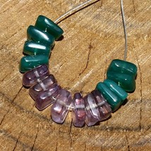 Amethyst Smooth Square Flat Onyx Beads Briolette Natural Loose Gemstone Jewelry - £2.45 GBP