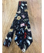 Nicole Miller Vintage 1995 Barbie Accessories 100% Silk Necktie Shoes Su... - €42,46 EUR