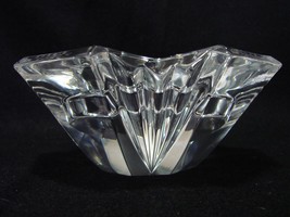 Crystal  Pillar Candle (3 Inch  Diameter Pillar ) Holder, Striking,  Geo... - $18.00