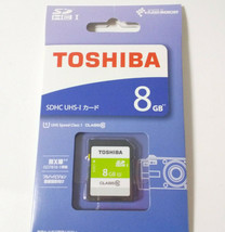 Toshiba Sdhc UHS-I Card 8GB Class10 Made In Japan - £21.39 GBP