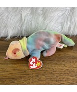 TY Beanie Baby Rainbow The Chameleon Tye-Dyed 1997 Vintage 90&#39;s - $20.75