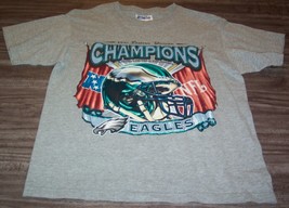 RETRO PHILADELPHIA EAGLES NFL Football Division Champ T-Shirt YOUTH MEDI... - $14.85