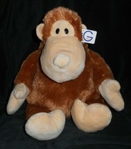 17&quot; G By Gund Big Bellee Brown Monkey 4050001 Stuffed Animal Plush Toy W/ Tag - £35.11 GBP