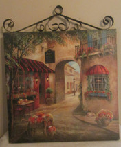 GINO&#39;S ITALIAN PIZZARIA FRAMED ART PRINT ON  CANVAS PAINTING BY RUANE MA... - $144.00