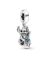 Lilo and Stitch Disney! 925Sterling Silver Charms for Original Pandora b... - £19.63 GBP