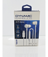 Tzumi Wired Dynamic (8-Pin) Lightning Earbuds Hi-Fi Stereo for Iphone Ip... - £12.07 GBP