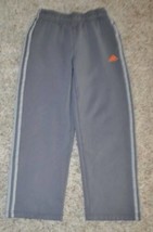 Boys Sweatpants Adidas Gray Side Striped Climawarm Field Performance Pants-sz L - £9.49 GBP