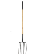 GroundWork YN-F040L 9.75 in. Carbon Steel 6-Tine Manure Fork - €67,43 EUR