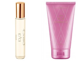 Avon EVE EMBRACE Eau de Parfum Purse Spray for her + Body Lotion 150 ml New - £26.29 GBP