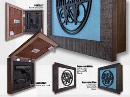 Hidden Gun Storage | Personalized Concealment Case with 3D Family Name M... - $58.41+