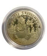 Lucky  &amp; Gift  Colored  Craft  “Snowman “40mm Big Coin #CL248 - €4,26 EUR
