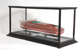 Display Case Traditional Antique For Speed Boat Glass Model Not Include - £492.91 GBP
