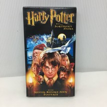 VHS Harry Potter And The Sorcerers Stone J.K. Rowling Hogwarts Orphan Witchcraft - £15.84 GBP
