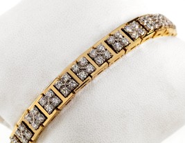 Jabel Add-A-Link 18k Gold Vintage Diamond Bracelet 6.75&quot; Gorgeous! TCW ~5.6 ct - £20,104.50 GBP