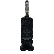 Tiki Bar Bottle Opener Ulani Hawaiian God Coco Joe Black Lava Hapa Wood ... - $409.71 MXN