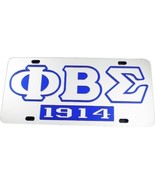 Phi Beta Sigma Fraternity Mirror License Plate Frame Front Frame Greek L... - €27,42 EUR