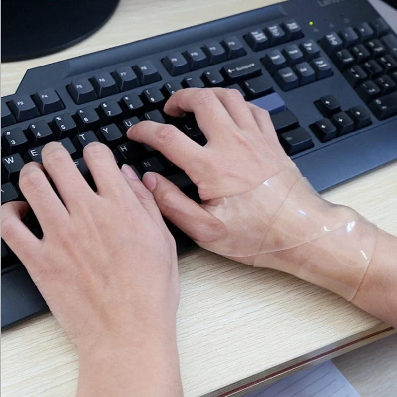 Sporting 1pc Transparent Wristband Silicone Wrist Bands for Men Women Hand Wrist - £23.90 GBP