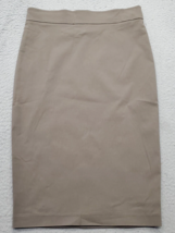 Avenue Montaigne Straight &amp; Pencil Skirt Womens Size 4 Brown Stretch Pul... - $32.44