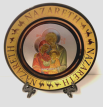 Holy Family Ceramic Plate 4.75 Diam., New from Jerusalem - £15.48 GBP