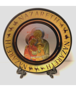 Holy Family Ceramic Plate 4.75 Diam., New from Jerusalem - £15.47 GBP