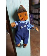 Vintage Handmade Wooden  Marionette Pinocchio Puppet String  - £41.05 GBP