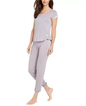 Betsey Johnson Ladies Lace Trim Pajamas Top, Pink Polka Dot, M &quot;TOP ONLY&quot; - £11.84 GBP